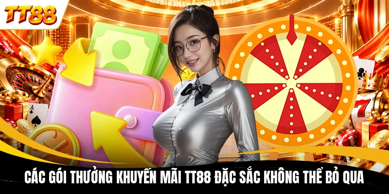Các gói thưởng khuyến mãi TT88 đặc sắc không thể bỏ qua
